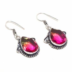 Red Turmalian Earrings