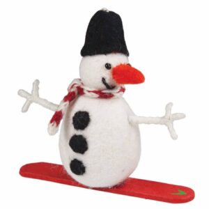 Felt Snowboard Snowman