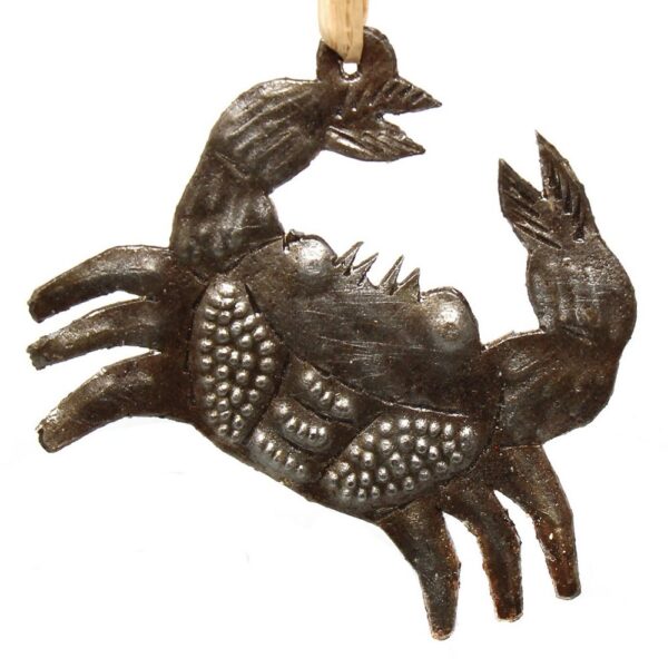 Metal Crab Ornament