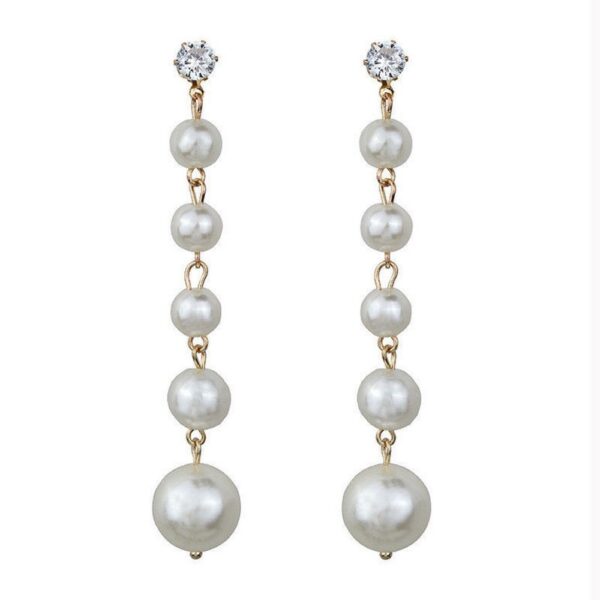 Long Earrings With Pearls