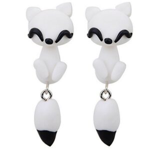 Fun Polymer Clay Earrings – Fox