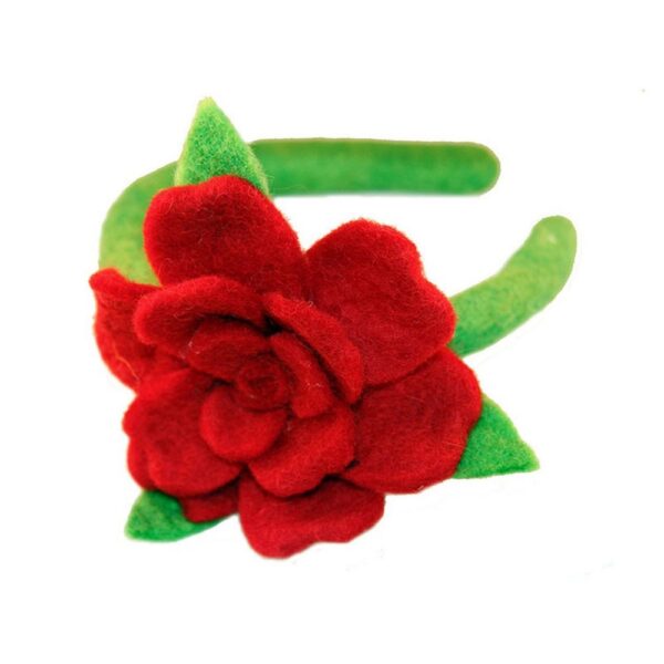 Felt Headband - Rose