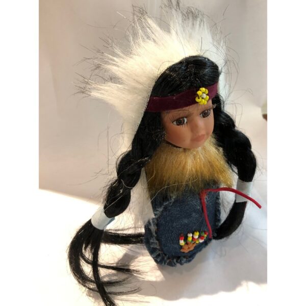 Blue Moccasin Doll