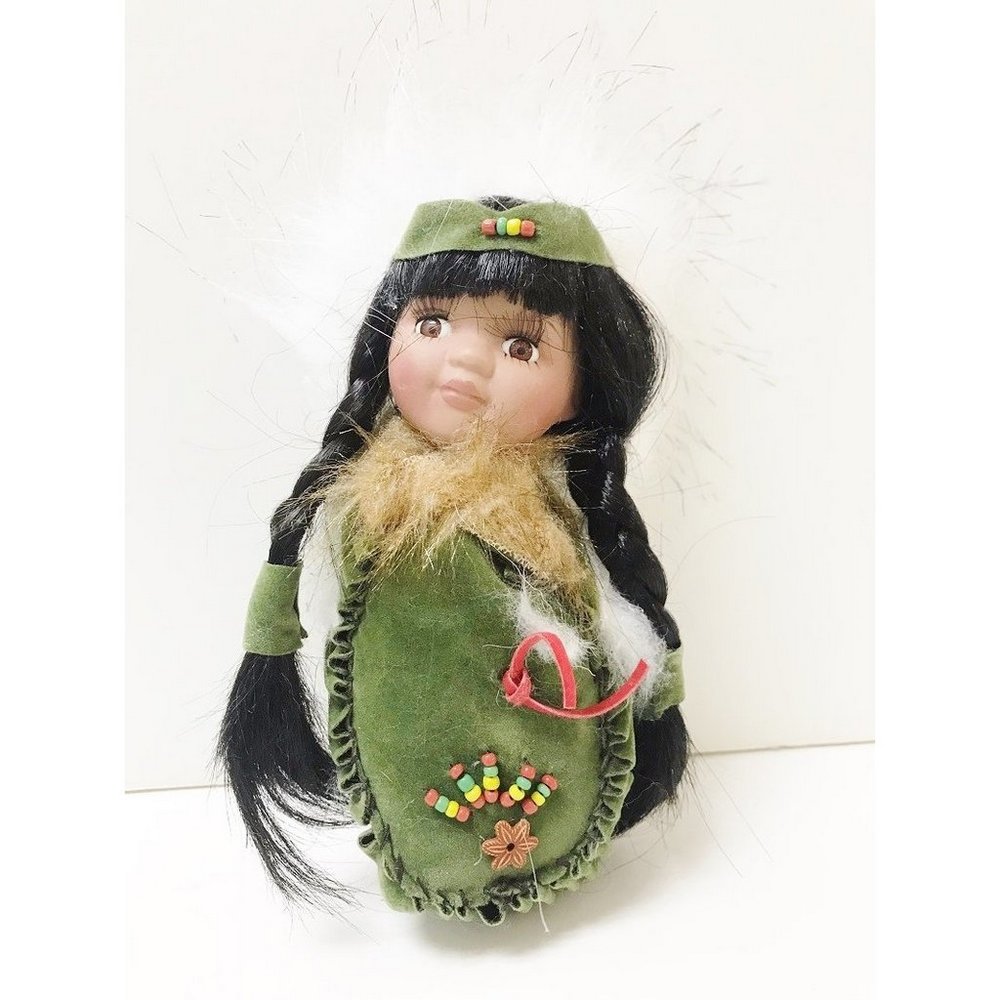 Green Moccasin Doll