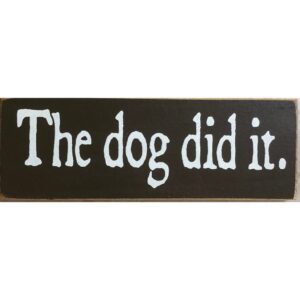 Wood Rustic Tile – The Dog