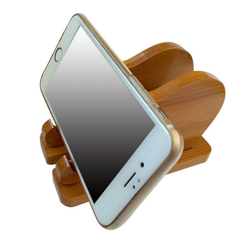 Wooden Figurine - Phone Holder