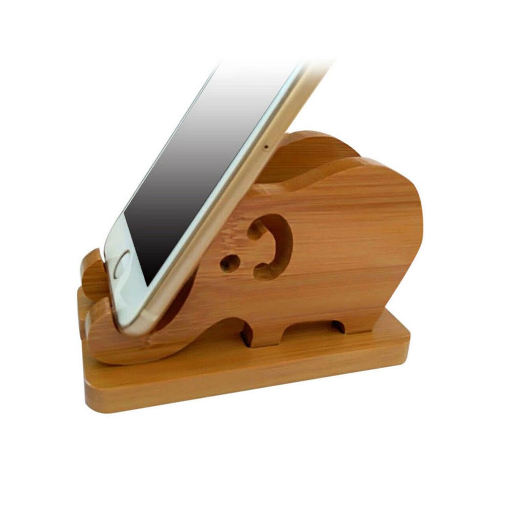 Wooden Figurine - Phone Holder