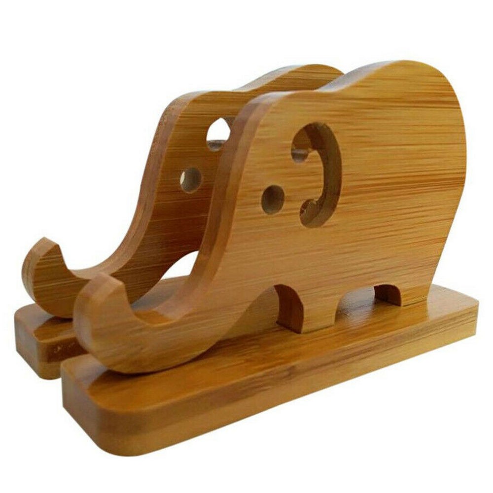 Wooden Figurine - Phone Holder