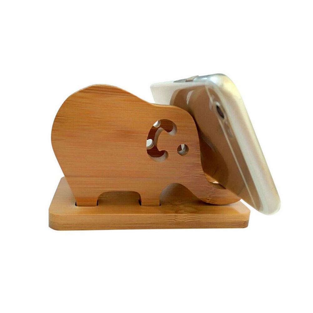 Wooden Figurine - Phone Holder
