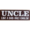 Wood Rustic Tile - Uncle Like a Dad