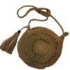 Woven Straw Shoulder Bag