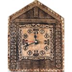 Birch Bark Wall Clock