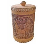 Birch Bark Storage Box – Bird in a Wood