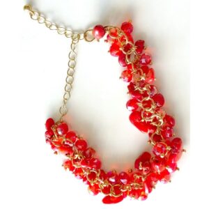 Garnet Chips Bracelet