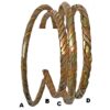 Copper Therapeutic Twisted Bracelet