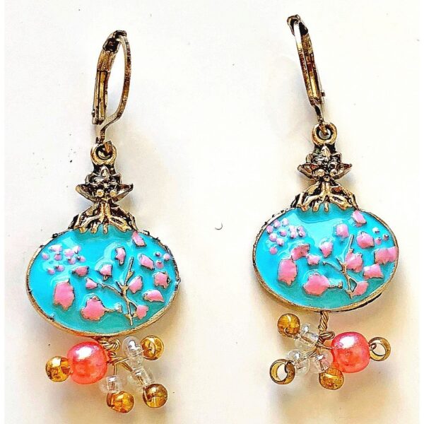 Sterling Silver Blue Earrings