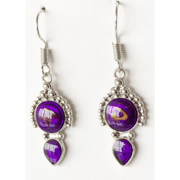Sterling Silver Amethyst Earrings