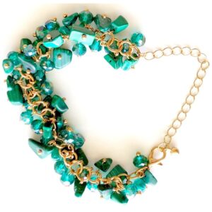 Malachite Chips Bracelet