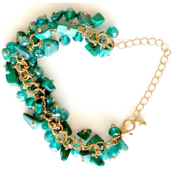 Malachite Chips Bracelet