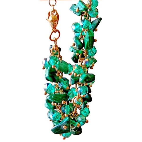 Malachite Chips Bracelet