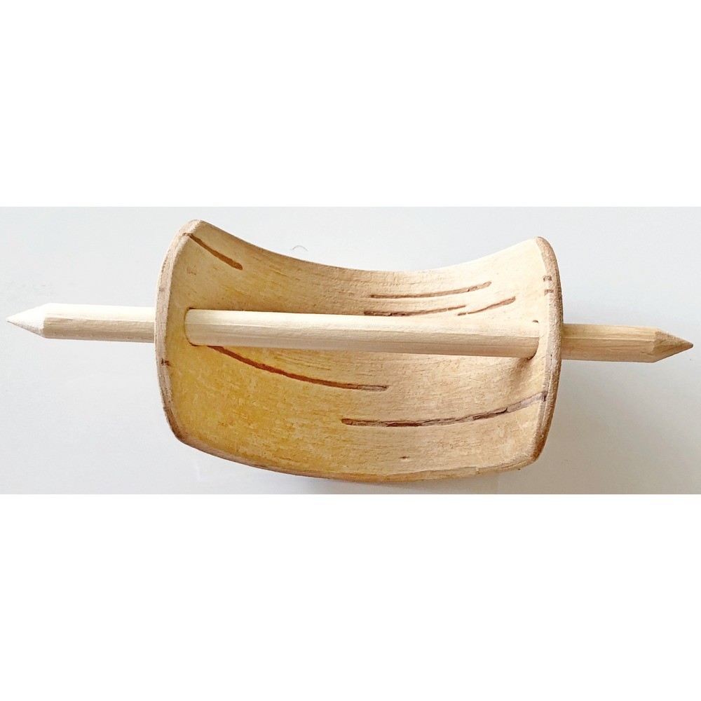 Birch Bark Hair Holder - Morning Flowers