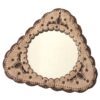 Birch Bark Decorated Triangle Mirror