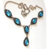 Necklace – Sterling Silver with Blue Topaz