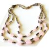 Necklace - Sterling Silver with Rose Quartz