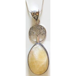 Pendant – Sterling Silver with Aventurine Stone