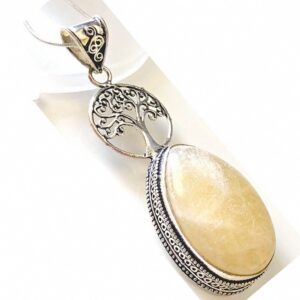 Pendant – Sterling Silver with Aventurine Stone