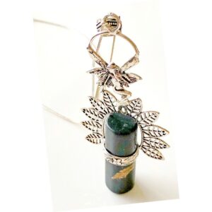 Pendant – Angel- Sterling Silver with Black Onyx