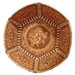 Birch Bark Decorative Plate – Woody Rose