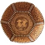 Birch Bark Decorative Plate – Fierce Mushrooms