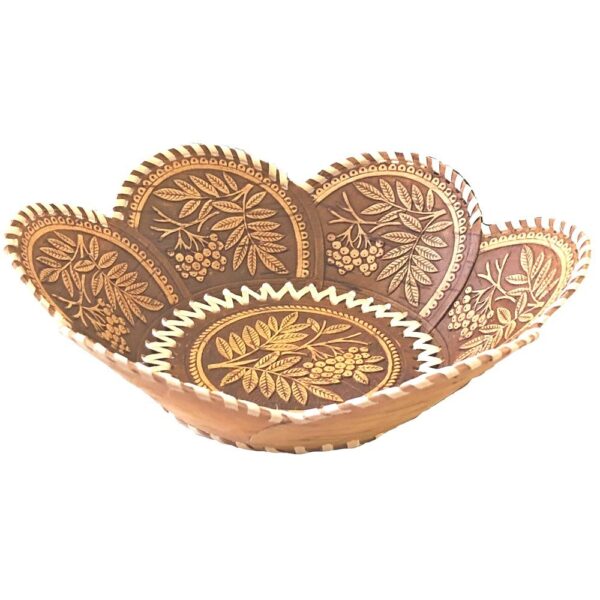 Birch Bark Decorative Plate - Happy Harvest