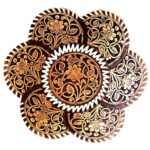Birch Bark Decorative Plate – Spring Garden