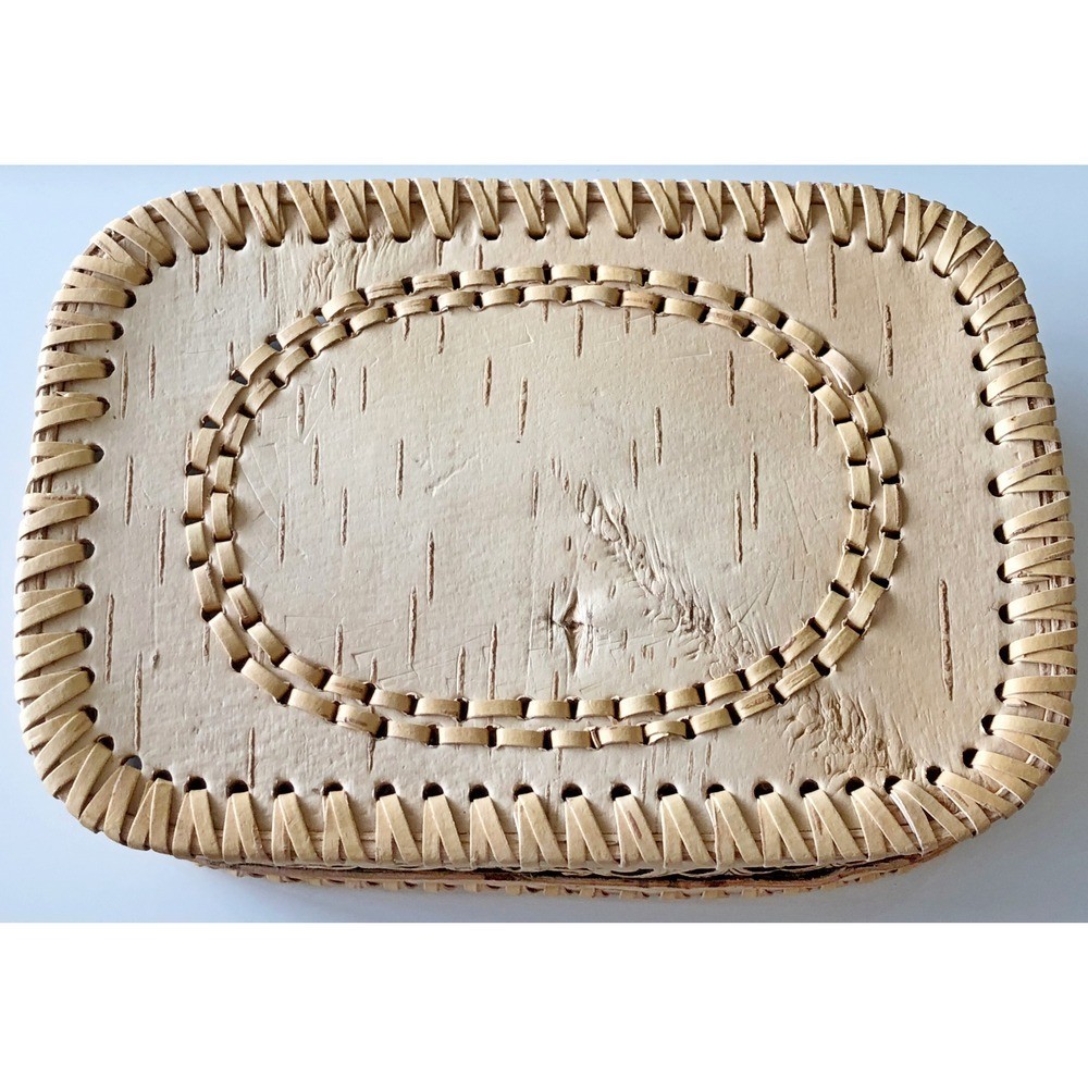 Birch Bark Decorative Plate - Spring Tulips