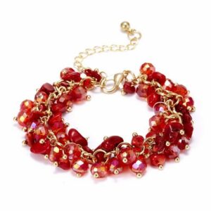 Garnet Chips Bracelet