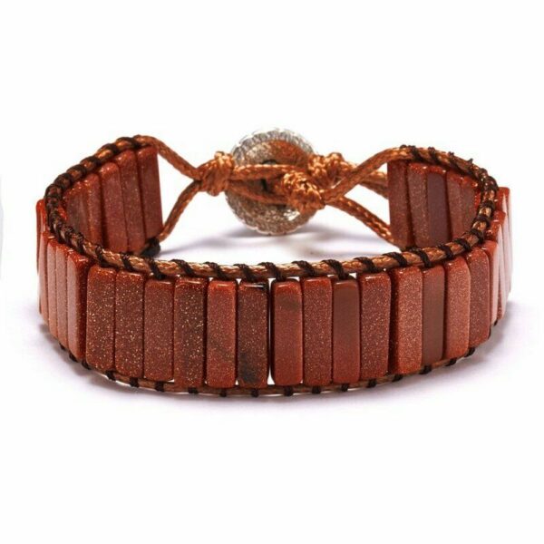 Brown stone bracelet