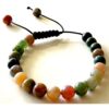 Agate Beads Braided Bracelet