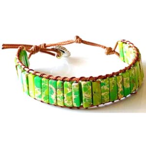 Green stone bracelet