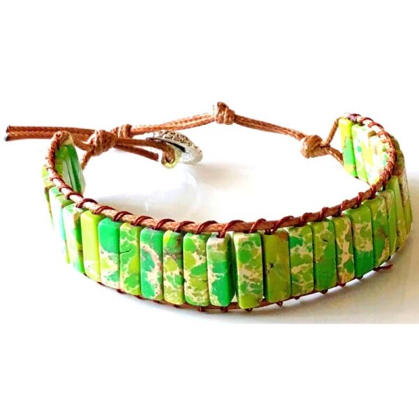 Green stone bracelet