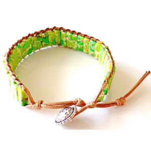 Green stone bracelet