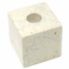 Cube Soapstone Candle Holder