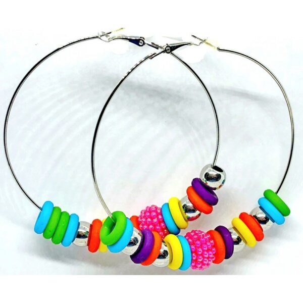 Colorful Hoop Earrings