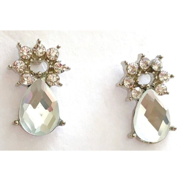 Small Water Droplet Stud Earrings