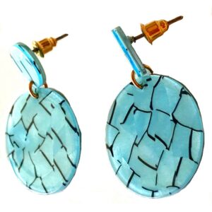 Statement Blue Earrings