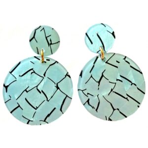 Statement Blue Earrings