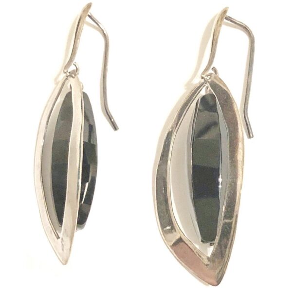 Earrings – Sterling Silver with Onyx