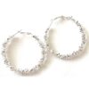 Silver Color Hoop Earrings