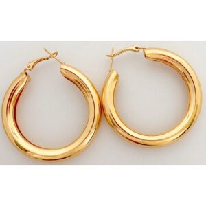 Gold Color Hoop Earrings